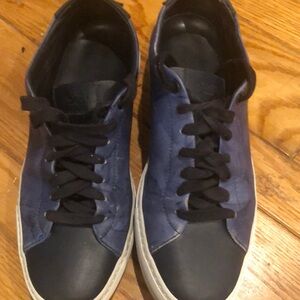 Men's Blue and Black Sneakers Good Man Brand